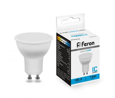 Купить Лампа светодиодная Feron LB-960 MR16 GU10 13W 6400K 38193 Лампа светодиодная Feron LB-960 MR16 GU10 13W 6400K 38193