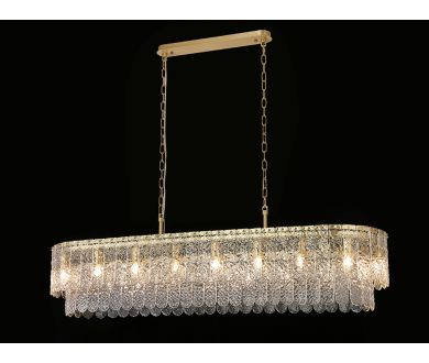 Купить Подвесная люстра Newport Daisy 8370/140 C oval brass М0070732 Подвесная люстра Newport Daisy 8370/140 C oval brass М0070732