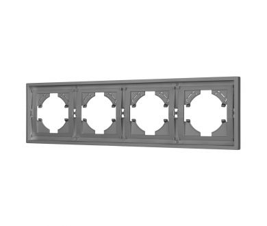 Купить Рамка пластиковая на 4 поста Arlight FRM-TENDO-PL-4-GR 053849 Рамка пластиковая на 4 поста Arlight FRM-TENDO-PL-4-GR 053849