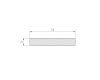 Полоса Arlight ARH-W12-3000 WHITE (Алюминий) 063284