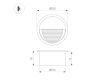 Светильник для ступеней Arlight LTD-RIBONIK-R202-8W Day4000 (Черный, 50 deg, 230V) (IP65 Металл) 056716