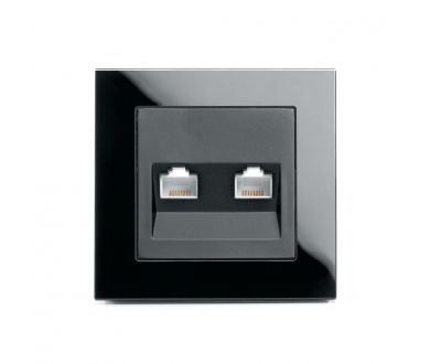 Купить Розетка компьютерная 2-местная RJ-45 Stekker Катрин GLS00-7006-05 39509 Розетка компьютерная 2-местная RJ-45 Stekker Катрин GLS00-7006-05 39509