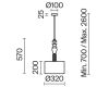 Подвесной светильник Freya Tela FR2061PL-01BS
