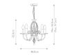 Подвесная люстра Elstead Lighting AG5-AGED-BRASS