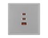 Механизм розетки с быстрой USB зарядкой Arlight SCT-NOBE-MUACC-SFPL-FC-IS (65W, QC3) 061838