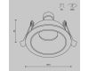 Встраиваемый светильник Maytoni Technical Share DL126-GU10-B