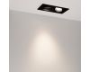 Встраиваемый карданный светильник Arlight MS-VORTEX-BUILT-S210x117-2x20W Day4000 (BK-BK, 40 deg, 230V) (IP20 Металл) 058441