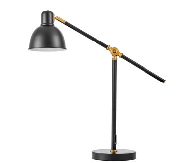 Купить Настольная лампа Lumina Deco LDT 7736-1 BK+MD Настольная лампа Lumina Deco LDT 7736-1 BK+MD