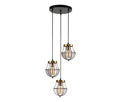 Купить Подвесная люстра Indigo Pallo 10011/3P Gold V000189 Подвесная люстра Indigo Pallo 10011/3P Gold V000189