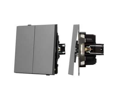 Купить Механизм выключателя управления шторами Arlight SWT-TENDO-MKR2-PL-GR (230V, 10A) 054140 Механизм выключателя управления шторами Arlight SWT-TENDO-MKR2-PL-GR (230V, 10A) 054140