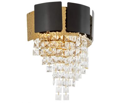 Купить Настенный светильник Lumina Deco LDW 7045-2 BK+GD Настенный светильник Lumina Deco LDW 7045-2 BK+GD
