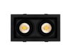 Встраиваемый карданный светильник Arlight MS-VORTEX-BUILT-S210x117-2x20W Day4000 (BK-BK, 40 deg, 230V) (IP20 Металл) 058441