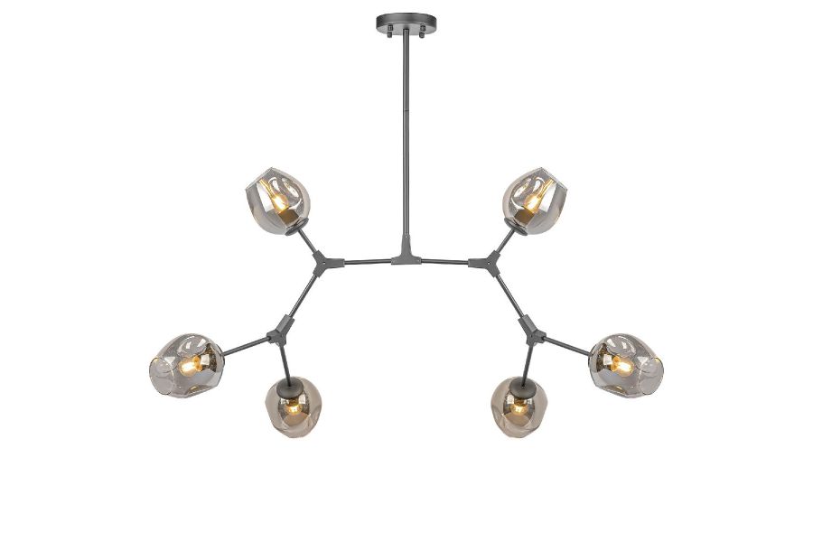 Люстра на штанге AM Group LOFT-6 BK