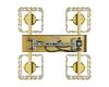 Потолочная люстра Freya Lefran FR5476PL-04G