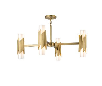 Купить Подвесная люстра Elstead Lighting MARVELE8-AB-OPAL Подвесная люстра Elstead Lighting MARVELE8-AB-OPAL