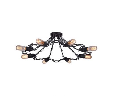 Купить Потолочная люстра Arte Lamp A9344PL-8BK Потолочная люстра Arte Lamp A9344PL-8BK
