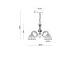 Подвесная люстра Myfar Ines MR2711-5CP