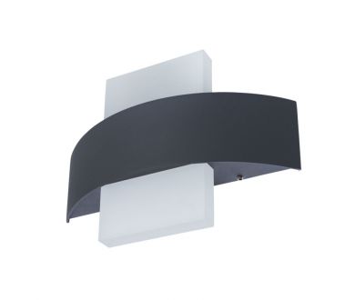 Купить Уличный настенный светодиодный светильник Arte Lamp Croce A1444AP-1GY Уличный настенный светодиодный светильник Arte Lamp Croce A1444AP-1GY
