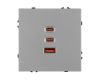 USB Розетка тип А+С+С софт-тач никель Arlight SCT-MUACC-SFPL-FC-IS (65W, QC3) 061838(1)