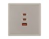 Механизм розетки с быстрой USB зарядкой Arlight SCT-NOBE-MUACC-SFPL-FC-CA (65W, QC3) 061835