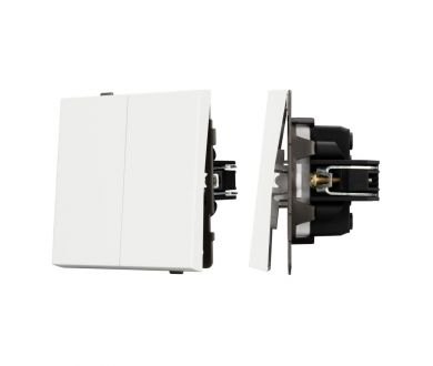 Купить Механизм выключателя двухклавишный проходной Arlight SWT-TENDO-MKP2-SFPL-WH (230V, 10A) 054556 Механизм выключателя двухклавишный проходной Arlight SWT-TENDO-MKP2-SFPL-WH (230V, 10A) 054556