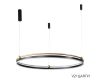 Подвесная люстра Crystal Lux FERNANDO SP88W LED BLACK/GOLD