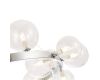Подвесная люстра Crystal Lux AGATA SP15 V2 CHROME/TRANSPARENTE
