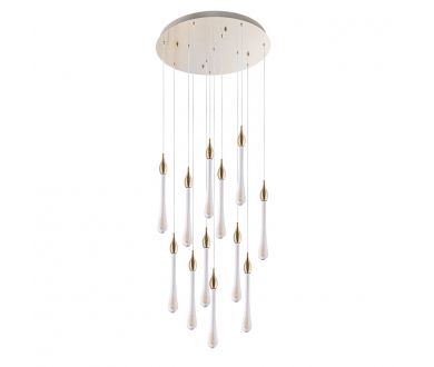 Купить Каскадная люстра Arte Lamp Raindrop A1803LM-36PB Каскадная люстра Arte Lamp Raindrop A1803LM-36PB