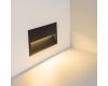 Светильник для ступеней Arlight LTD-RIBONIK-S271x136-10W Warm3000 (Черный, 50 deg, 230V) (IP65 Металл) 062917