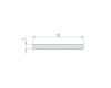 Полоса Arlight ARH-W20-3000 WHITE (Алюминий) 063286