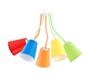 Купить Подвесная люстра TK Lighting 2107 Wire Colour Подвесная люстра TK Lighting 2107 Wire Colour