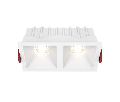 Купить Встраиваемый светильник Maytoni Technical Alfa LED DL043-02-10W3K-D-SQ-W Встраиваемый светильник Maytoni Technical Alfa LED DL043-02-10W3K-D-SQ-W