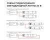 Светодиодная лента Apeyron 24В, 12 Вт/м, 1000 лм/м, 3000К, smd2835, 180 д/м, IP65, 5м 00-447