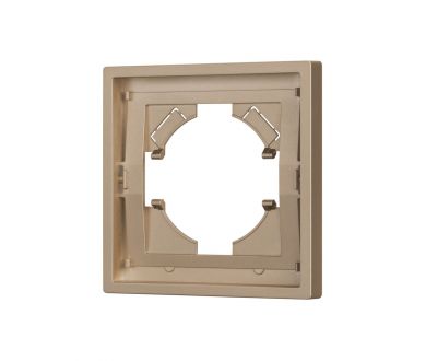 Купить Рамка пластиковая на 1 пост Arlight FRM-TENDO-PL-1-GD 053838 Рамка пластиковая на 1 пост Arlight FRM-TENDO-PL-1-GD 053838