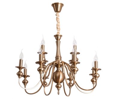 Купить Подвесная люстра Arte Lamp Passoni A6097LM-12PB Подвесная люстра Arte Lamp Passoni A6097LM-12PB