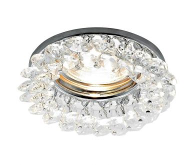 Купить Встраиваемый светильник Ambrella Light Crystal K206 CL/CH Встраиваемый светильник Ambrella Light Crystal K206 CL/CH