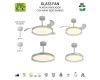 Люстра-вентилятор Mantra Glass Fan 9525