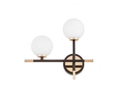 Купить Бра Lumina Deco Marsiada LDW 6033N-2 BK+FGD Бра Lumina Deco Marsiada LDW 6033N-2 BK+FGD