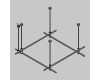 Основание на тросовых подвесах Hang для трековых светильников Maytoni Technical Flarity TFC-Flar-H04-BS
