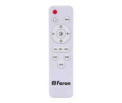 Купить Пульт ДУ для светильников TM59 Feron 41890 Пульт ДУ для светильников TM59 Feron 41890