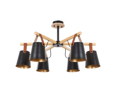 Купить Люстра на штанге Arte Lamp Thomas A7032PL-6BK Люстра на штанге Arte Lamp Thomas A7032PL-6BK
