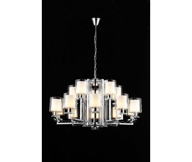 Купить Подвесная люстра iLamp King RM6201-10+5 CR+CL Подвесная люстра iLamp King RM6201-10+5 CR+CL