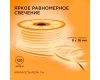 Светодиодный двусторонний неон Apeyron Стандарт 220В 2835 6Вт/м оранжевый 50м IP65 17-29