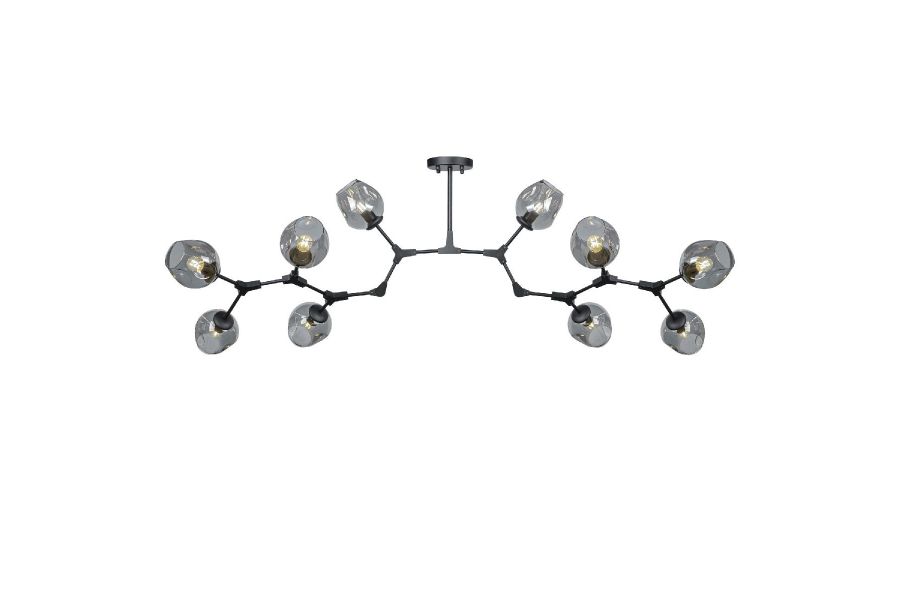 Люстра на штанге AM Group LOFT-10 BK