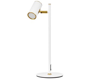 Купить Настольная лампа Lumina Deco LDT 7731-1 WT+MD Настольная лампа Lumina Deco LDT 7731-1 WT+MD