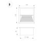 Светильник для ступеней Arlight LTD-RIBONIK-S135x135-5W Warm3000 (Черный, 50 deg, 230V) (IP65 Металл) 062914