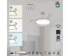 Люстра-вентилятор Mantra Glass Fan 9527
