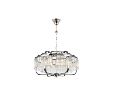 Купить Подвесная люстра iLamp Qeens P9574-6 CR+CL Подвесная люстра iLamp Qeens P9574-6 CR+CL