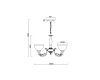 Подвесная люстра Myfar Anais MR2741-5CP