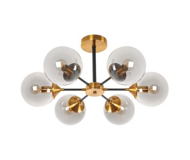 Купить Люстра на штанге MyFar Fisher MR1741-6C Люстра на штанге MyFar Fisher MR1741-6C